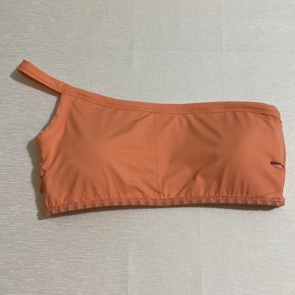 NWOT L*SPACE Women's Ribbed One Shoulder Bikini Top Size M - Picture 4 of 5